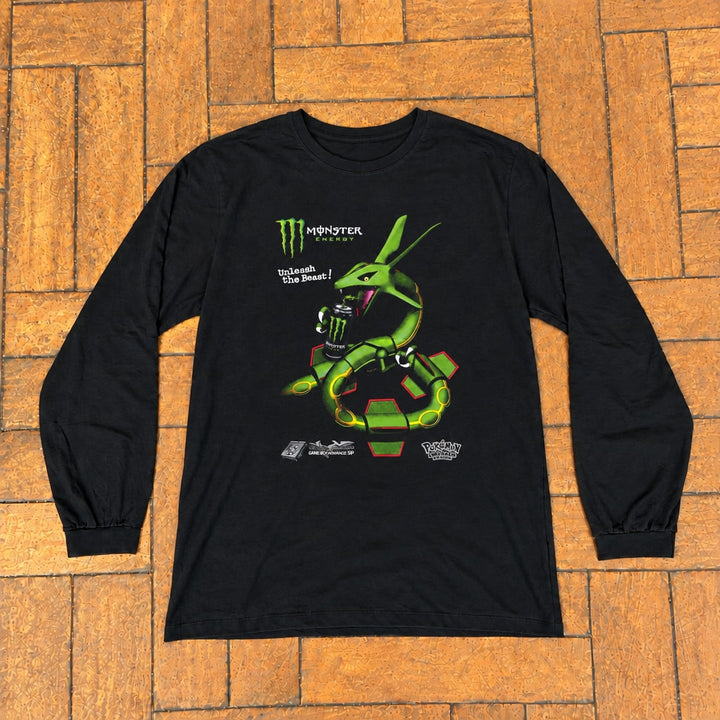 Longsleeve Emerald Overdrive preta, flatlay