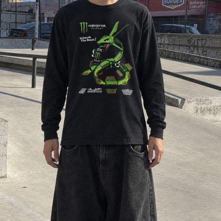 Longsleeve Emerald Overdrive preta, tryon