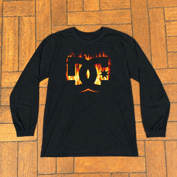 Camiseta Camiseta Manga Longa Y2K Unissex Fire...