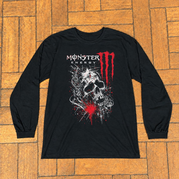 Camiseta Camiseta Manga Longa Y2K Unissex Crim...