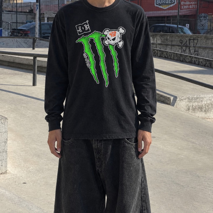 Longsleeve Skull 43 preta, tryon