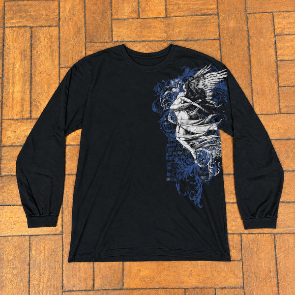 Camiseta Camiseta Manga Longa Y2K Unissex Ange...