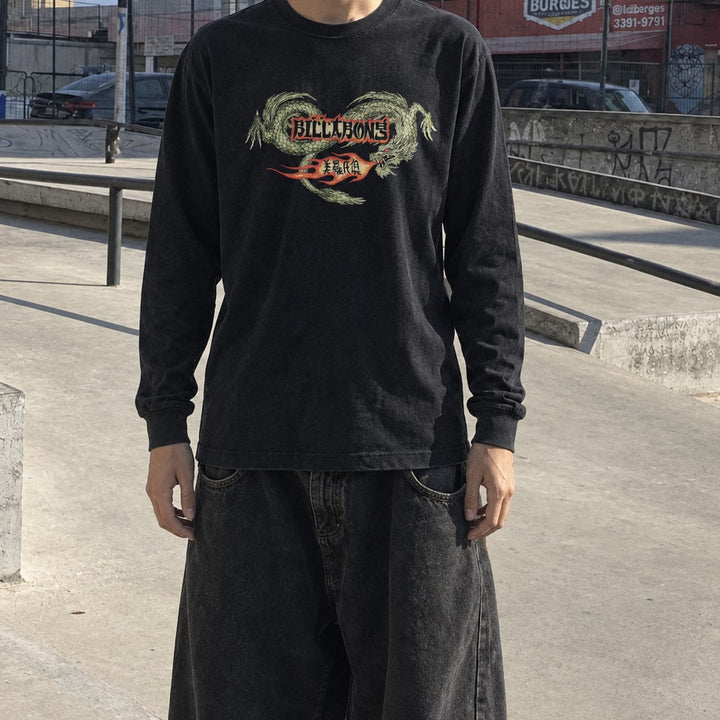 Longsleeve Jade Inferno preta, tryon